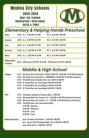Meet the Teacher Night Information Image